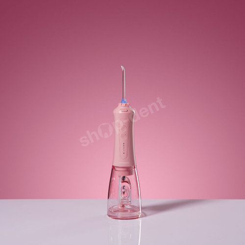 Smilesonic AquaFlow PINK irygator bezprzewodowy z 5 końcówkami