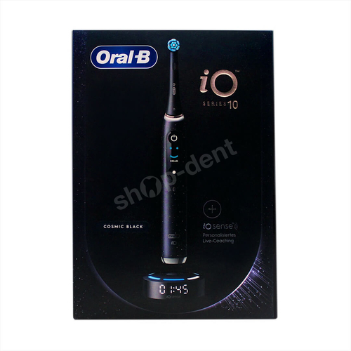 ORAL-B iO 10 Cosmic Black szczoteczka elektryczna magnetyczna z etui podróżnym