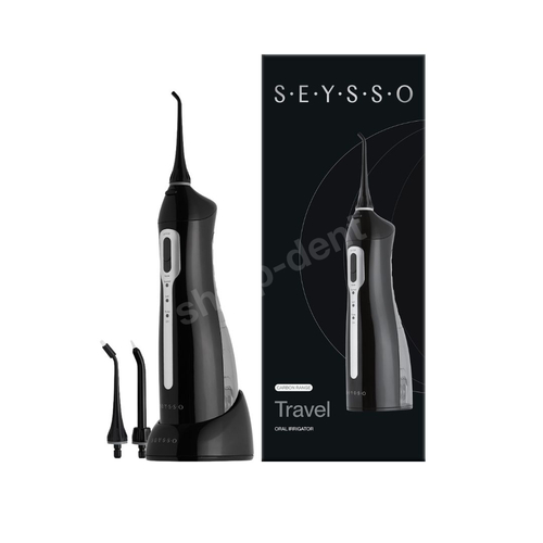 Zestaw SEYSSO Hypertech SUPERIOR Szczoteczka soniczna i irygator bezprzewodowy Carbon Travel
