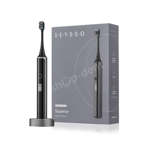SEYSSO Hypertech SUPERIOR Szczoteczka soniczna z wyświetlaczem LCD i etui podróżnym
