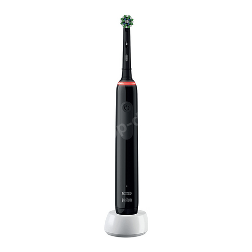 ORAL-B Braun Pro 3 3000 Black Cross Action czarna szczoteczka elektryczna