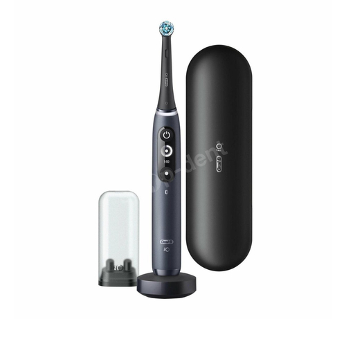 ORAL-B iO 7N Black Onyx szczoteczka elektryczna magnetyczna z etui i 2 końcówki