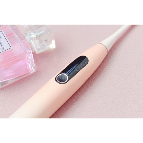 Oclean X Pro Różowa szczoteczka soniczna do zębów z kolorowym ekranem dotykowym i aplikacją