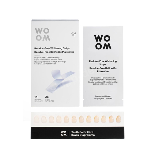 WOOM Whitening Strips Paski wybielające do zębów 28 sztuk