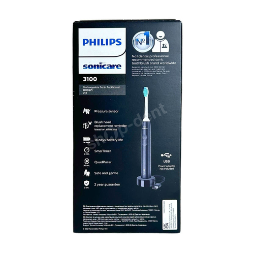 PHILIPS Sonicare Series 3100 Black HX3671/14 Szczoteczka soniczna do zębów