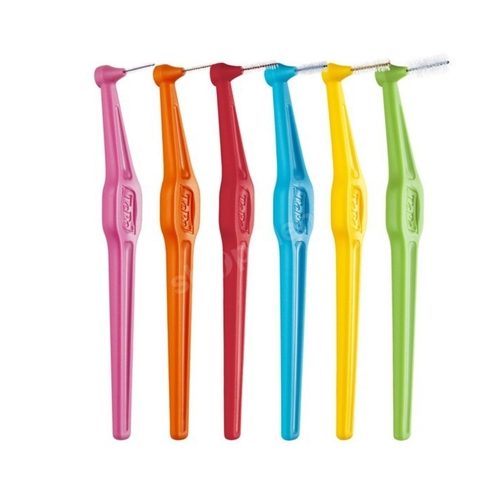 TePe Angle - Zestaw szczoteczek międzyzębowych o różnych rozmiarach 6 szt.