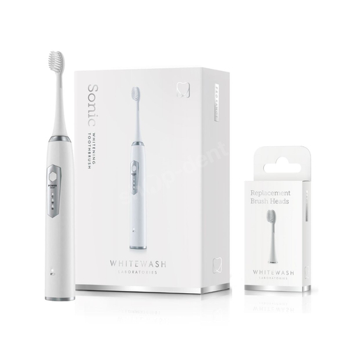 Whitewash SW2000 zestaw szczoteczka soniczna + opakowanie 2 końcówek SW2011