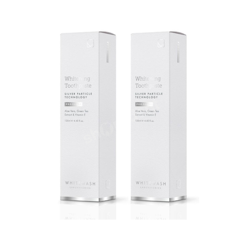 Whitewash zestaw 2 past wybielających z cząsteczkami srebra 2x125 ml