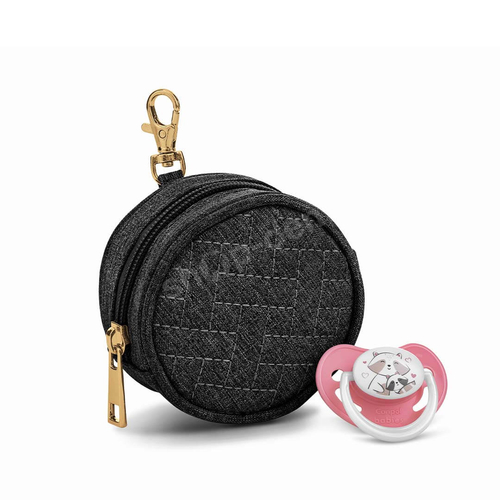 Feelo Mom Backpack Black plecak dla mamy z matą do przewijania do wózka czarny