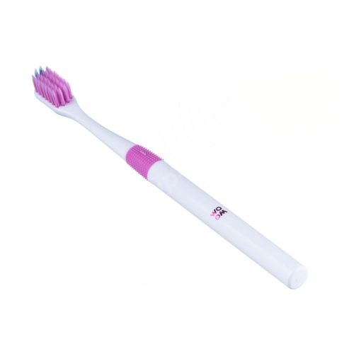 WOOM Ultra Soft miękka szczoteczka do zębów różowa