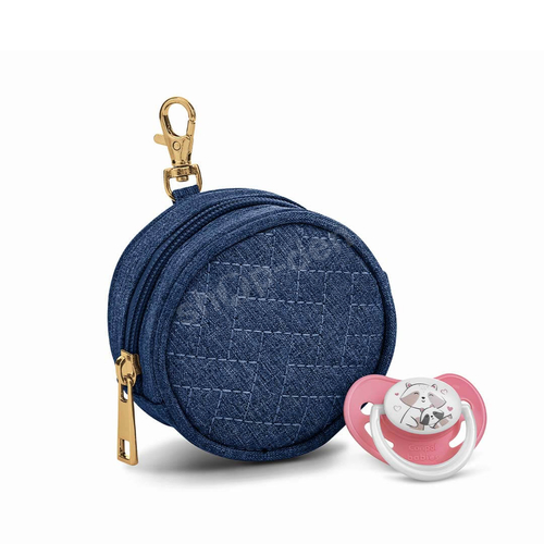 Feelo Mom Backpack Blue plecak dla mamy do wózka z matą do przewijania niebieski