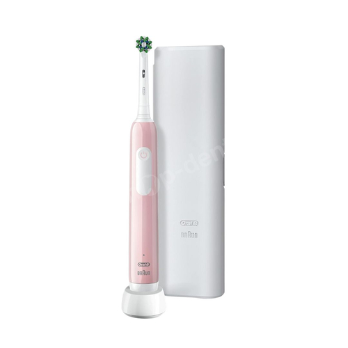 ORAL-B Pro 1 PINK Cross Action szczoteczka elektryczna z etui podróżnym