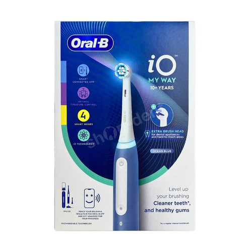 ORAL-B iO Series 4 Teens My Way Ocean Blue Szczoteczka elektryczna dla dzieci 10+