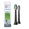 Końcówki PHILIPS Sonicare Optimal White W2 Black HX6062/13 2 szt. do szczoteczki sonicznej Philips
