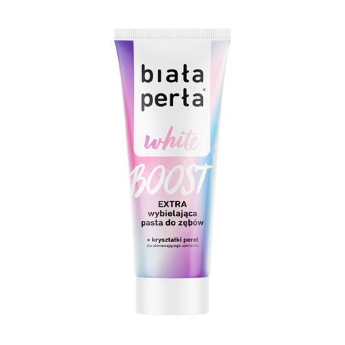 Biała Perła WHITE BOOST EXTRA wybielająca pasta do zębów z kryształkami pereł 75 ml