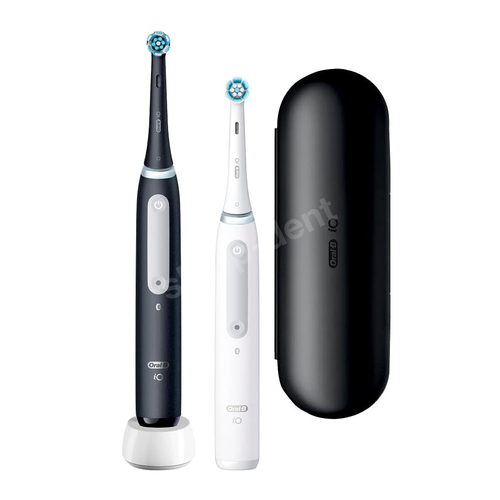 Oral-B iO 4 DUO Black and White Zestaw dwóch szczoteczek elektrycznych