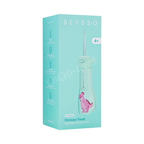 SEYSSO Kids Dinosaur Travel Coral Irygator do zębów dla dzieci