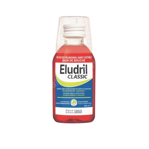 ELUDRIL Zestaw pozabiegowy mały - płyn Eludril Classic, szczoteczka Elgydium Clinic 7/100 i żel Elugel