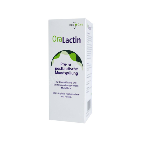 ApaCare OraLactin Płyn do płukania jamy ustnej z postbiotykami i kwasem hialuronowym 200 ml