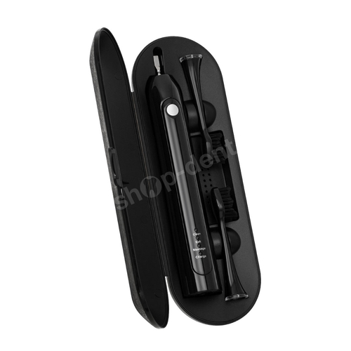 Zestaw SEYSSO Carbon Basic Black szczoteczka soniczna z etui i pasta Carbon Black