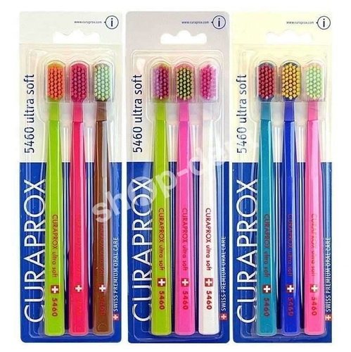 CURAPROX CS 5460 - Promocyjny zestaw wyjątkowych szczoteczek do zębów 3 sztuki