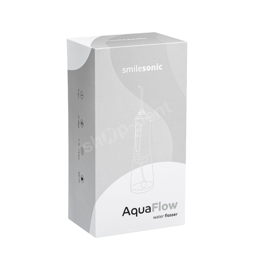 Smilesonic AquaFlow WHITE irygator bezprzewodowy z 5 końcówkami