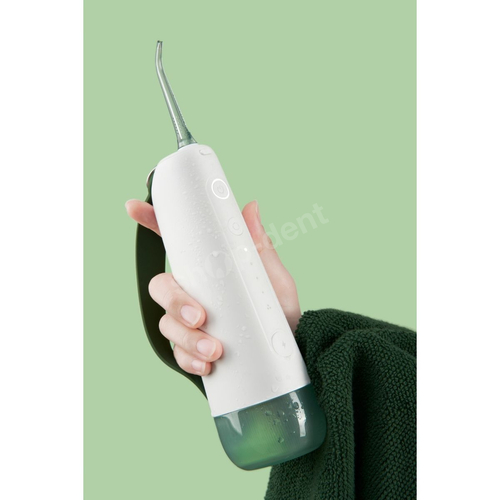 Oclean W10 Irygator dentystyczny bezprzewodowy zielony z 2 końcówkami