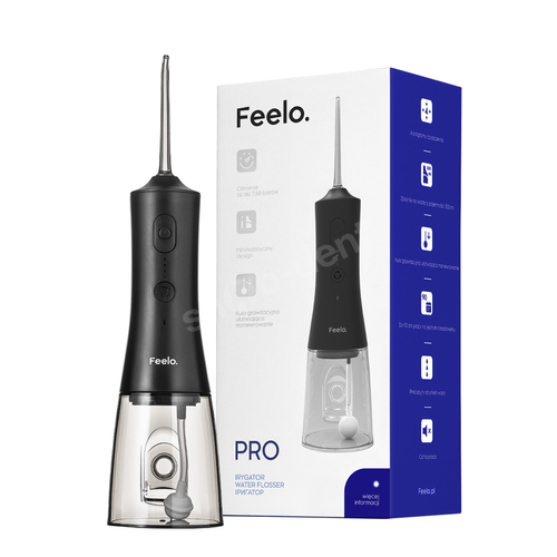 Zestaw Feelo PRO PREMIUM Black szczoteczka soniczna i irygator do zębów
