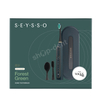SEYSSO Gold Forest Green szczoteczka soniczna do zębów z końcówką do oczyszczania twarzy