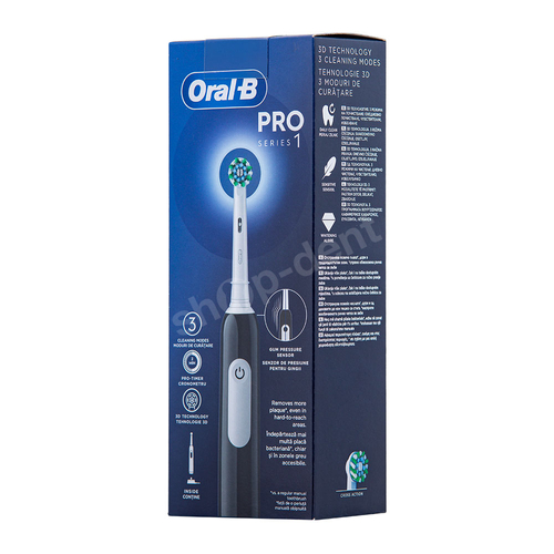 ORAL-B Pro 1 BLACK Cross Action szczoteczka elektryczna