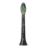 Końcówki PHILIPS Sonicare Optimal White W2 Black HX6064/11 4 szt. do szczoteczki sonicznej Philips
