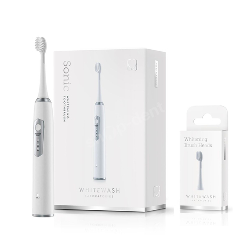 Whitewash SW2000 zestaw szczoteczka soniczna + opakowanie 2 wybielających końcówek SW2033