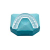 OzDenta Aquamarine szyna relaksacyjna na bruksizm przeciw zgrzytaniu zębami. 2 nakładki + pudełko