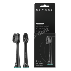 SEYSSO Carbon Antibacterial SE0102 2 szt. Końcówki do szczoteczki sonicznej