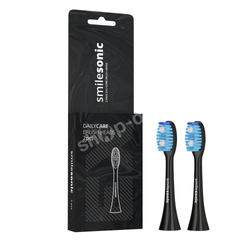 Końcówki Smilesonic DailyCare Black do szczoteczki sonicznej – 2 sztuki