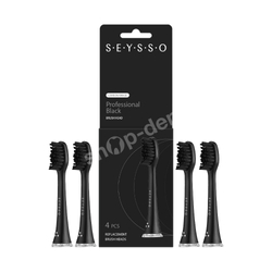 SEYSSO Carbon Professional Końcówki do szczoteczki sonicznej 4 sztuki