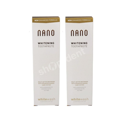 Nano WhiteWash Whitening Zestaw 2 wybielających past do zębów 2x75ml