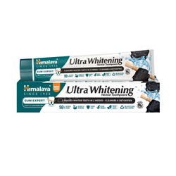HIMALAYA Gum Expert Ultra Whitening ziołowa czarna pasta wybielająca 75 ml