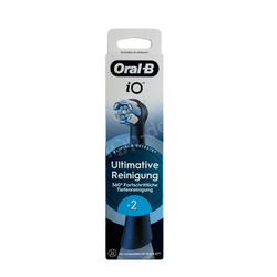 ORAL-B iO Ultimate Clean Black CBF-2 Końcówki do szczoteczki elektrycznej ORAL-B iO czarne 2 sztuki