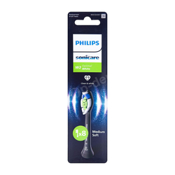 PHILIPS Sonicare Optimal White W2 Black HX6068/88 Końcówki do szczoteczki sonicznej Philips 8 sztuk