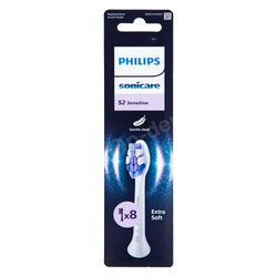 Philips Sonicare Sensitive S2 HX6058/87 Końcówki do szczoteczki sonicznej miękkie 8 sztuk
