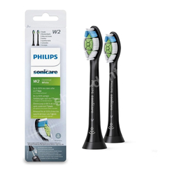 Końcówki PHILIPS Sonicare Optimal White W2 Black HX6062/13 2 szt. do szczoteczki sonicznej Philips