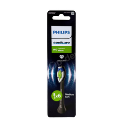 PHILIPS Sonicare Optimal White Black W2 Black HX6066/88 Końcówki do szczoteczki sonicznej Philips 6 sztuk