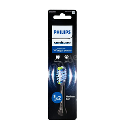 PHILIPS Sonicare Premium Plaque Defence C3 Black HX9042/88 Końcówki do szczoteczki sonicznej 2 sztuki