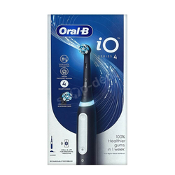 Oral-B iO 4 Matt Black szczoteczka elektryczna magnetyczna czarna
