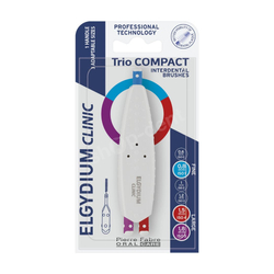 ELGYDIUM Clinic Trio Compact ISO 145 Large i Fine Zestaw szczoteczek międzyzębowych
