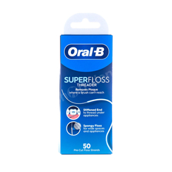 ORAL-B Superfloss Nić dentystyczna do aparatów ortodontycznych 50 odcinków