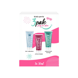 BIAŁA PERŁA Zestaw 3 past do zębów 3x30 ml