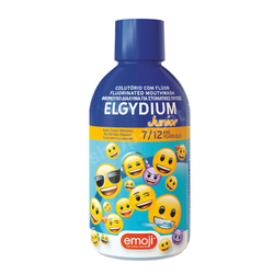 Elgydium Junior EMOJI - płyn do płukania jamy ustnej dla dzieci 7-12 lat z fluorem 500 ml