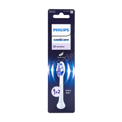 Philips Sonicare Sensitive S2 HX6052/87 Końcówki do szczoteczki sonicznej miękkie 2 sztuki